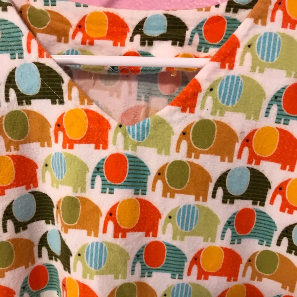 Elephant PJ’s Flannel Nightgown